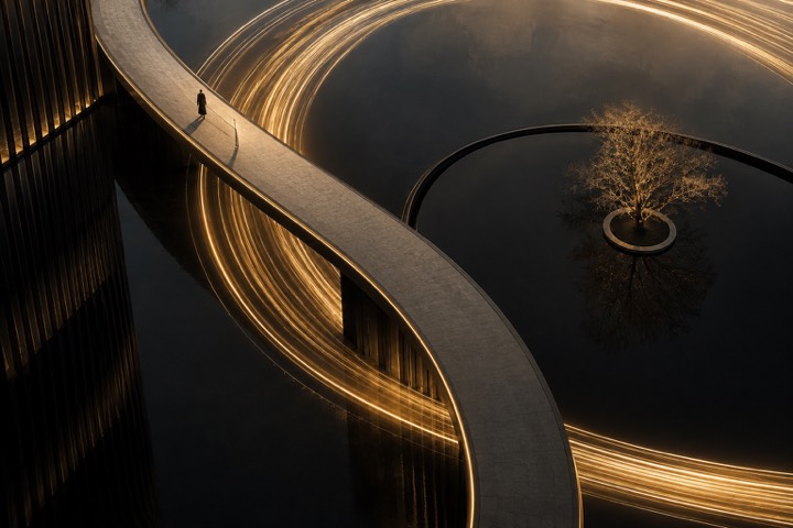 Lines in Motion — A different angle