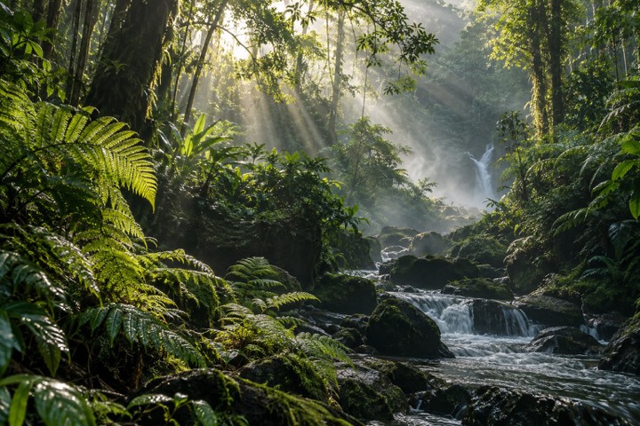 The forest breathes.