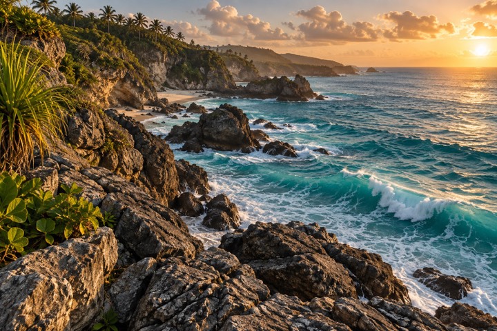 Where Land Meets Sea — Across the frame
